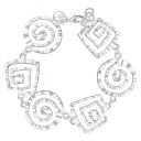 Pulseira feminina maciça H139 1