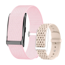 Pulseira inteligente com monitor de frequência cardíaca, pressão arterial, pedómetro, saturação de oxigénio e sono, 2 pulseiras intercambiáveis, Android e iOS 6