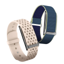 Pulseira inteligente com monitor de frequência cardíaca, pressão arterial, pedómetro, saturação de oxigénio e sono, 2 pulseiras intercambiáveis, Android e iOS 1