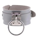 Pulseira larga de couro 6