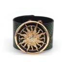 Pulseira larga feminina H604 9