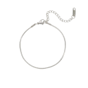 Pulseira masculina com osso de cobra em aço inoxidável 17-22 cm 1,2 mm Design elegante Joia moderna para homens Pulseira única 1