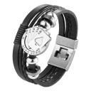 Pulseira masculina de várias camadas H225 15