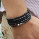 Pulseira masculina de várias camadas H376 1