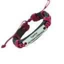 Pulseira masculina em couro genuíno J3380 5