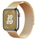 Pulseira Milão de 46 mm para Apple Watch Series 10 e 11 Pulseira metálica magnética com ajuste contínuo de comprimento Design elegante em aço trançado 5