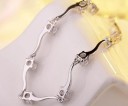 Pulseira ondulada feminina com pedras 4