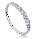 Pulseira rígida feminina com pedras H547 4