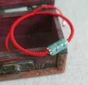 Pulseira trançada de jade para senhora 5