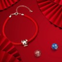 Pulseira trançada feminina 3