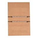 Pulseiras de cordão 2 pcs 17