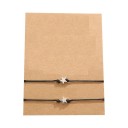 Pulseiras de cordão 2 pcs 4