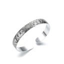 Pulsera abierta sólida para mujer A1658 5