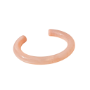 Pulsera de acrílico para mujer 6 cm de ancho forma geométrica abierta grosor 1,15 cm diseño moderno para uso diario 4