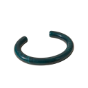 Pulsera de acrílico para mujer 6 cm de ancho forma geométrica abierta grosor 1,15 cm diseño moderno para uso diario 8