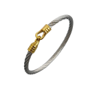 Pulsera de alambre de acero inoxidable 62 mm resistente al agua joyería moderna unisex para uso diario diseño minimalista de tendencia 4