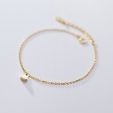 Pulsera de cadena de corazón para mujer P222 3