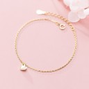Pulsera de cadena de corazón para mujer P222 4
