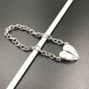 Pulsera de cadena de corazón para mujer 2