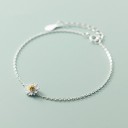 Pulsera de cadena de margaritas para mujer 2