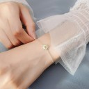 Pulsera de cadena de margaritas para mujer 3