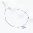 Pulsera de cadena de mujer con aleta 1