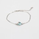 Pulsera de cadena de mujer con aleta 6