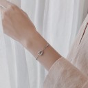 Pulsera de cadena de mujer con anillos 2
