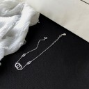 Pulsera de cadena de mujer con anillos 4
