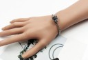Pulsera de cadena de mujer con calavera 2