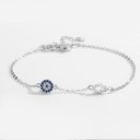 Pulsera de cadena de mujer con circonitas 3