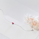 Pulsera de cadena de mujer con corazón 4