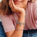 Pulsera de cadena de mujer con cuentas 2