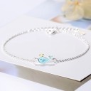 Pulsera de cadena de mujer con delfín 1