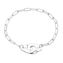 Pulsera de cadena de mujer con esposas 5