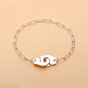 Pulsera de cadena de mujer con esposas 1