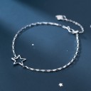 Pulsera de cadena de mujer con estrella 2