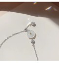 Pulsera de cadena de mujer con flor 5