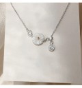 Pulsera de cadena de mujer con flor 6