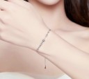 Pulsera de cadena de mujer con flores 2