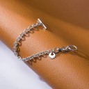 Pulsera de cadena para mujer con cierre americano 2