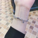 Pulsera de cadena para mujer con cierre americano 4