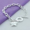 Pulsera de cadena para mujer con colgante de estrella 3