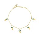 Pulsera de cadena para mujer con colgantes de frutas 4