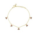 Pulsera de cadena para mujer con colgantes de frutas 11