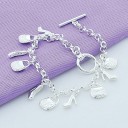 Pulsera de cadena para mujer con colgantes P200 3