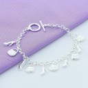 Pulsera de cadena para mujer con colgantes P200 4