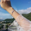 Pulsera de cadena para mujer con gato 4