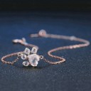 Pulsera de cadena para mujer con huella de perro H177 3