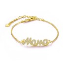 Pulsera de cadena para mujer mamá 1
